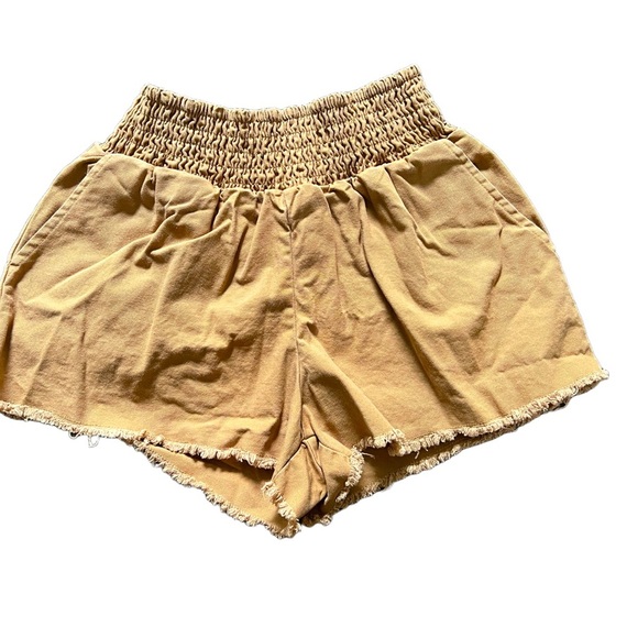 NWOT WILD FABLE BROWN HIGH WAISTED WOVEN PULL ON SHORTS SIZE EXTRA SMALL - Picture 6 of 6
